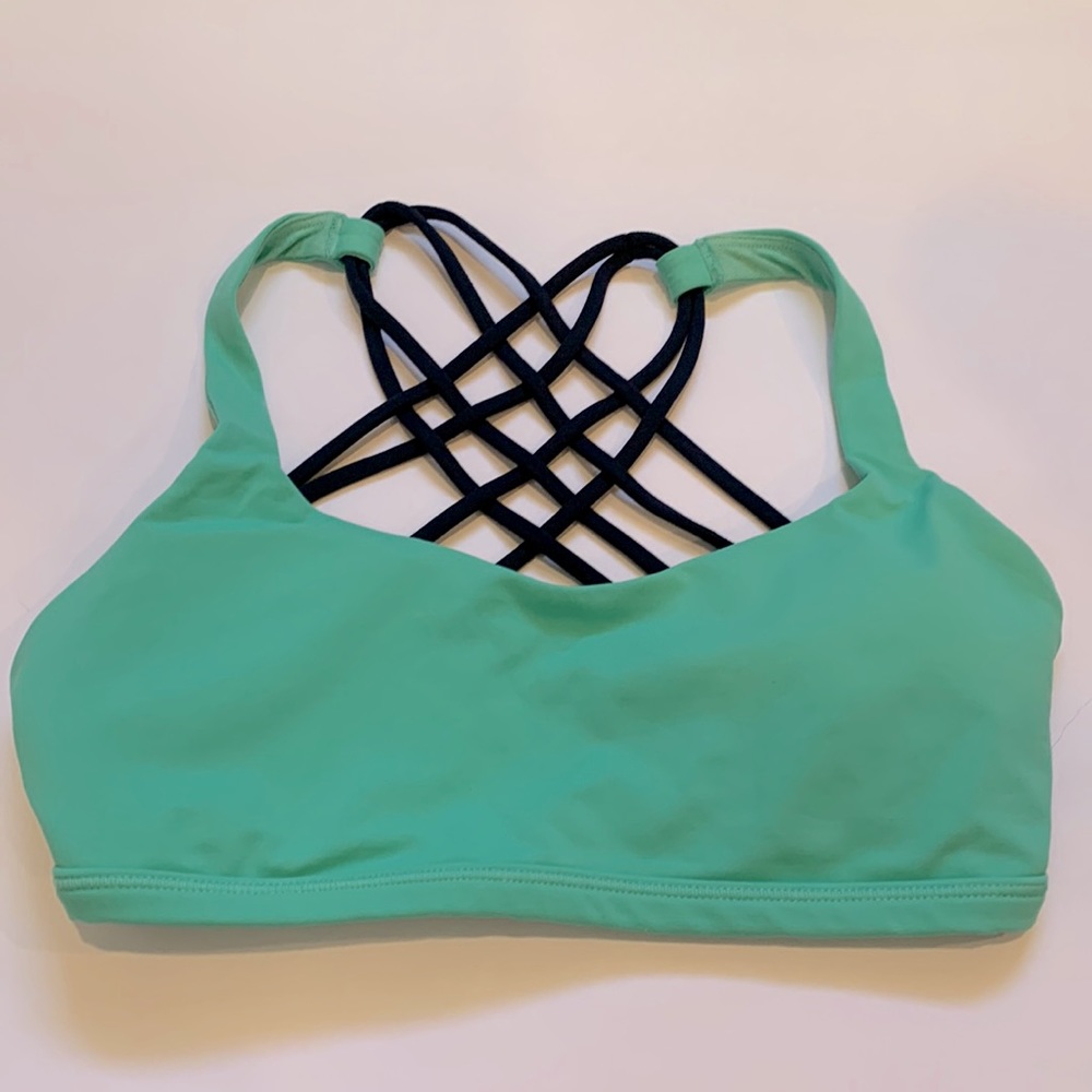 Seafoam Green Lululemon Sports Bra